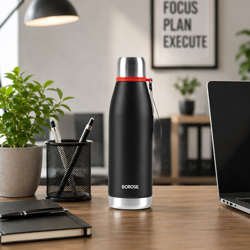 Altis Vacuum Insualted Bottle, Black