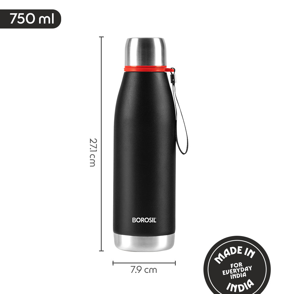 Altis Vacuum Insualted Bottle, Black