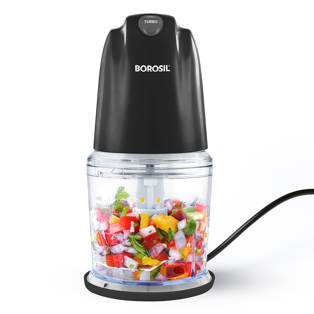 Borosil ChefDelite 260W Chopper, Black