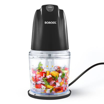 Chef Delite Electric Vegetable Chopper, Black