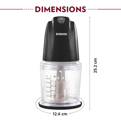 Chef Delite Electric Vegetable Chopper, Black