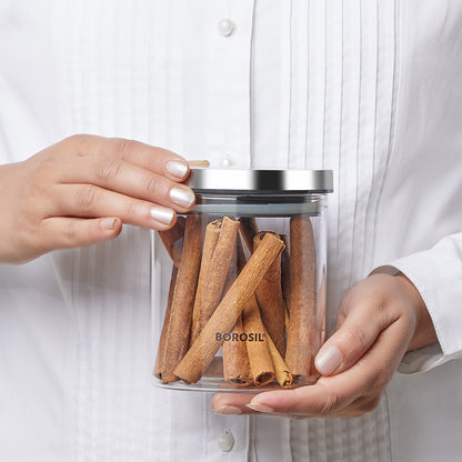 Classic Glass Jar with SS Lid, Personalise