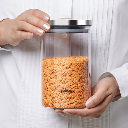 Classic Glass Jar with SS Lid, Personalise