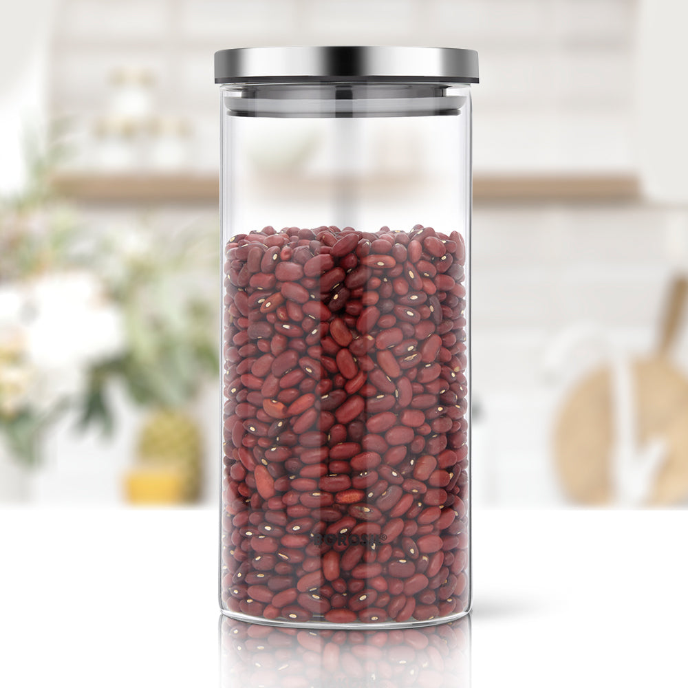 Classic Glass Jar with SS Lid, Personalise