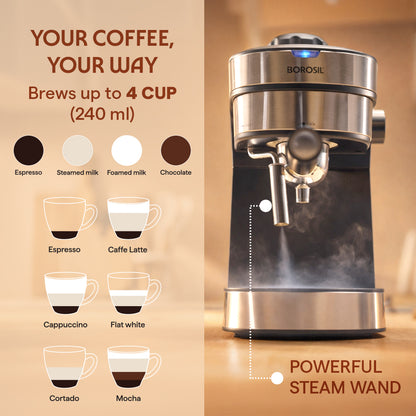 BrewMate Espresso Coffee Maker