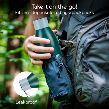 Duomate Vacuum Insulated Stainless Steel Bottle, Green