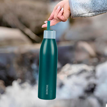 Duomate Vacuum Insulated Stainless Steel Bottle, Green