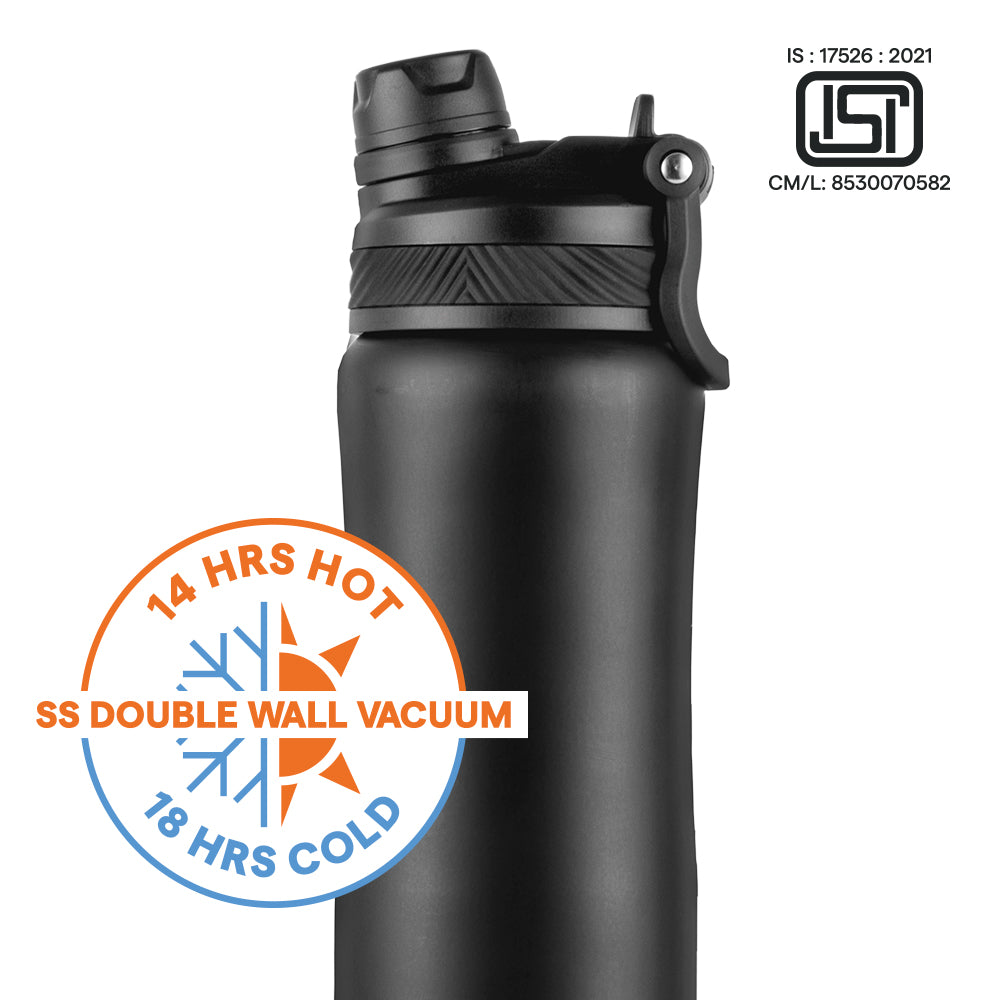 Duo Sport Insulated Stainless Steel Bottle, 800ml