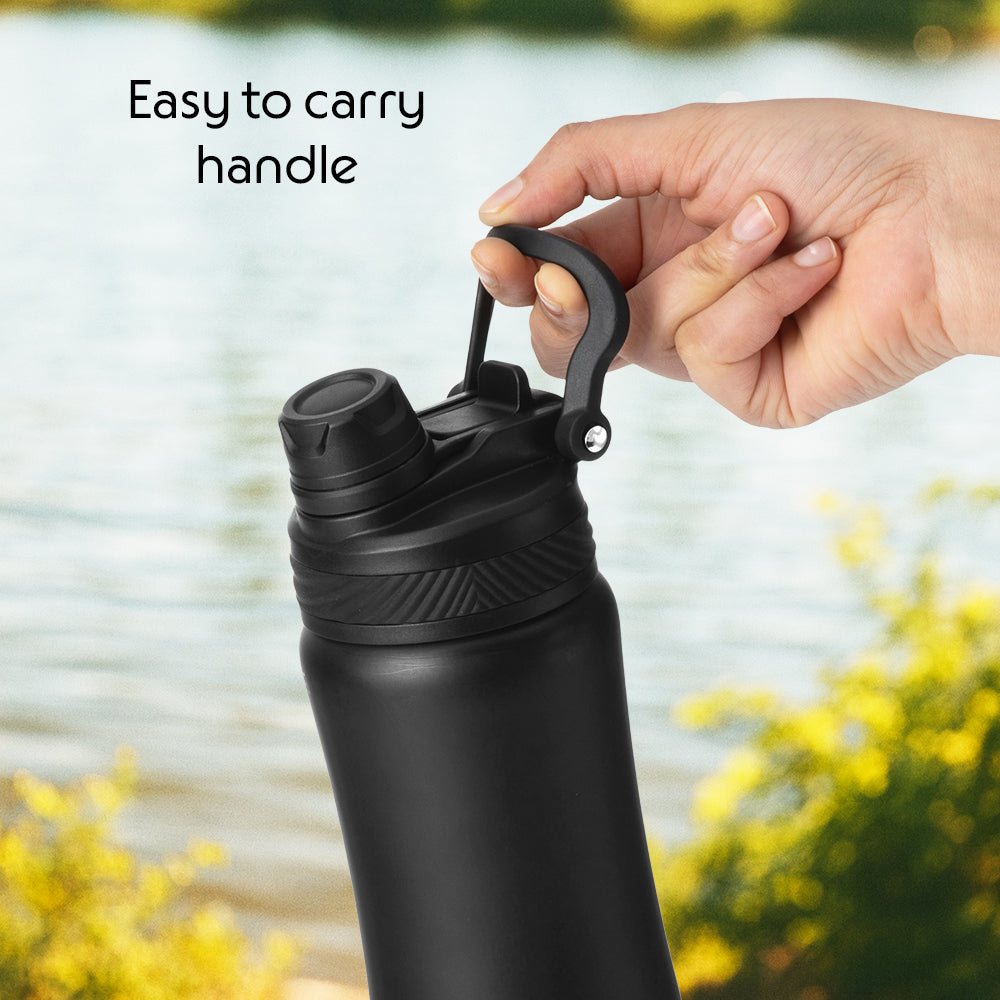 Duo Sport Insulated Stainless Steel Bottle, 800ml