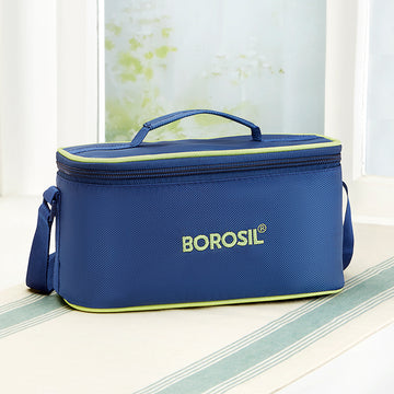 Borosil Blue Lunch Bag, Universal