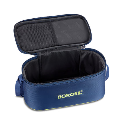 Borosil Blue Lunch Bag, Universal For Set of 4 - (320 ml & 240 ml)
