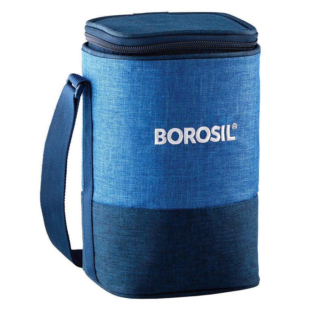 Borosil Prime Lunch Bag, Square, For Set of 3, (320ml) (Only Bag)