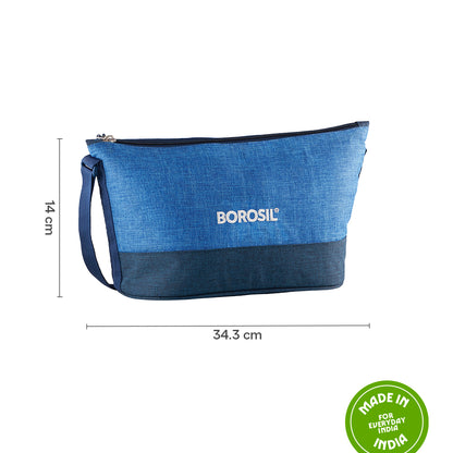 Borosil Prime Lunch Bag, Daisy For Set of 4 - (320 ml & 240 ml)