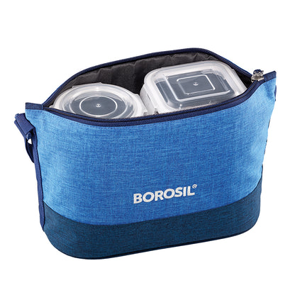 Borosil Prime Lunch Bag, Daisy For Set of 4 - (320 ml & 240 ml)