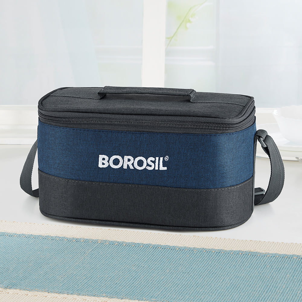 Borosil Elite Lunch Bag, Universal, For Set of 4, (320ml & 240ml) (Only Bag)