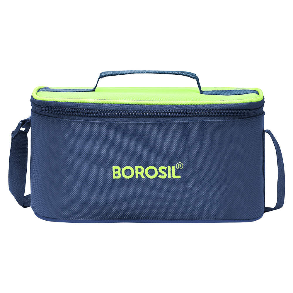 Borosil Alfa Green Lunch Bag, Universal (Only Bag)