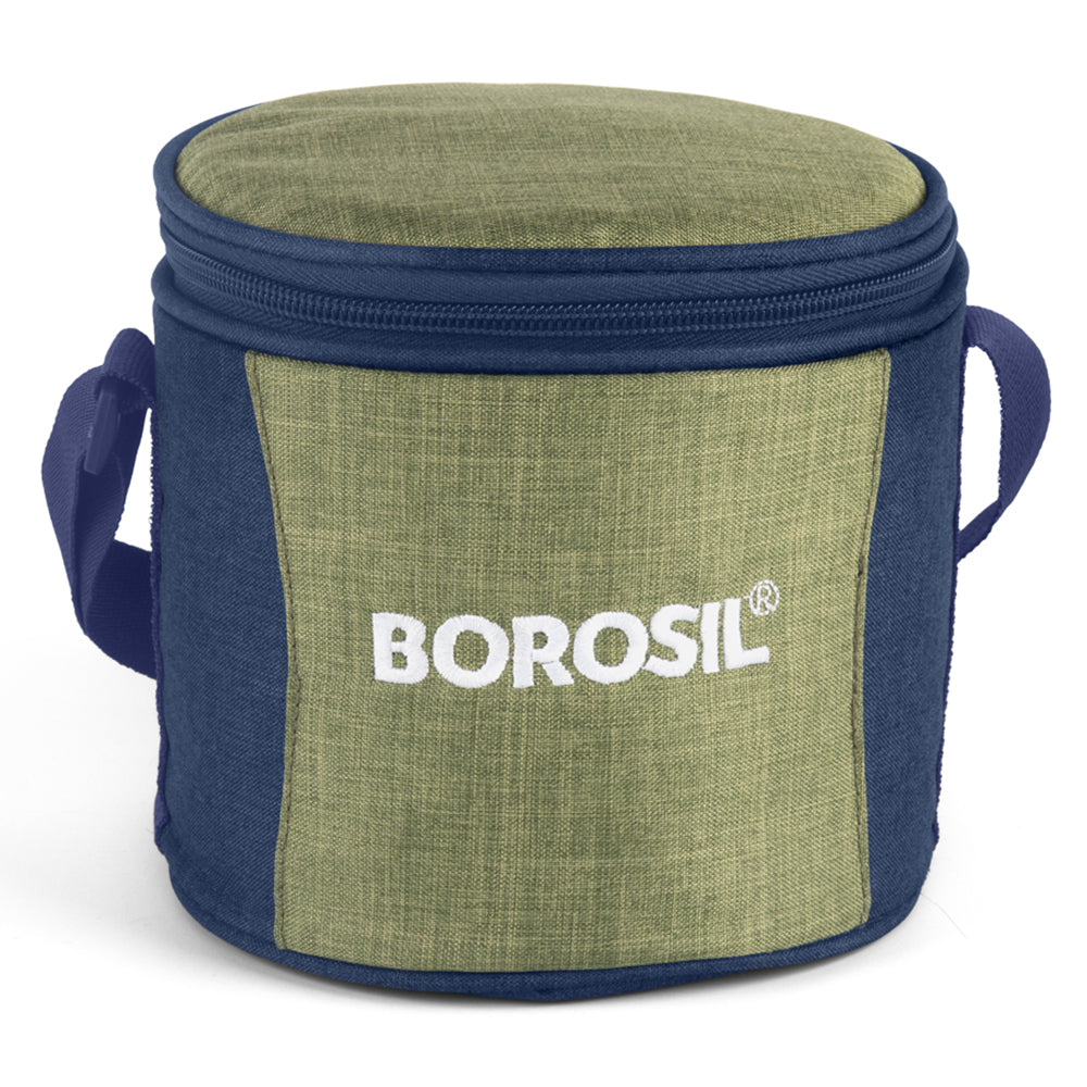 Borosil Ace Tall Lunch Bag, Round