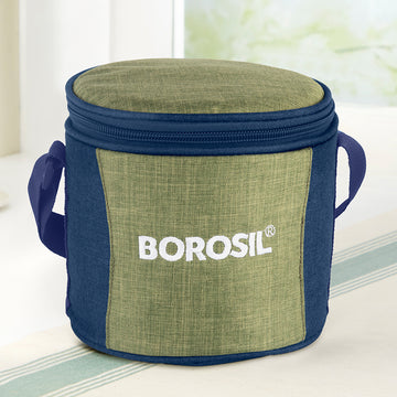 Borosil Ace Tall Lunch Bag, Round