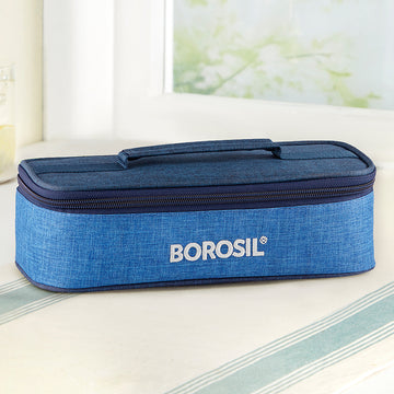 Borosil Prime Flat Lunch Bag, Square