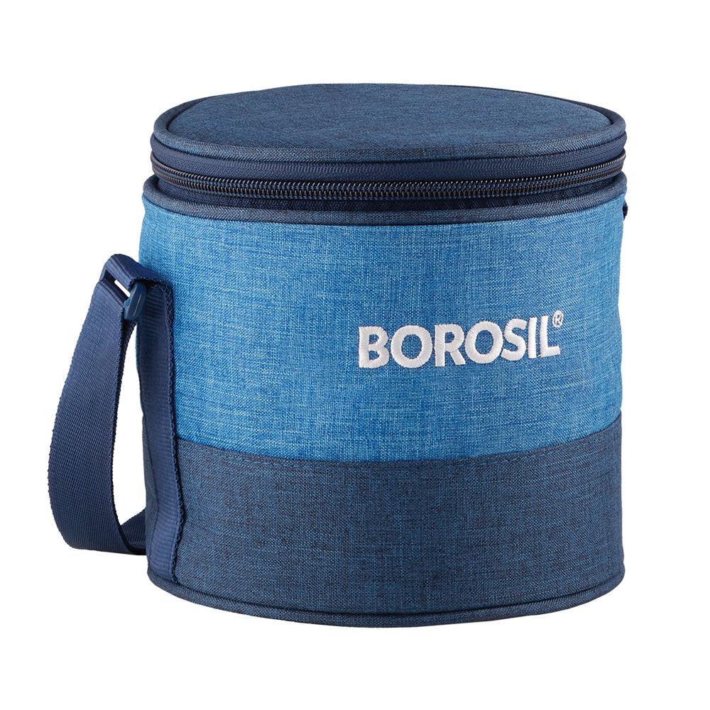 Borosil Prime Tall Lunch Bag, Round