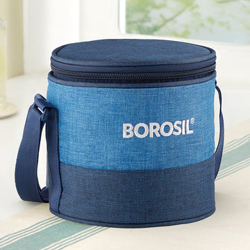 Borosil Prime Tall Lunch Bag, Round