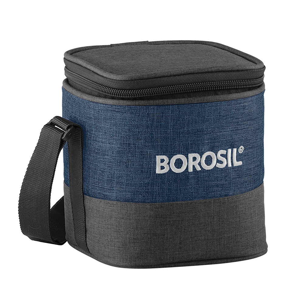 Borosil Elite Tall Lunch Bag, Square