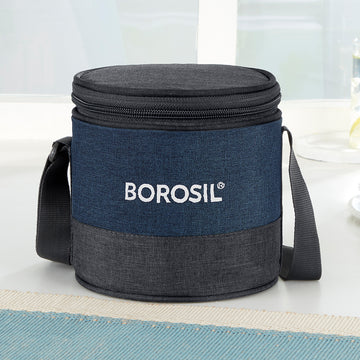 Borosil Elite Tall Lunch Bag, Round