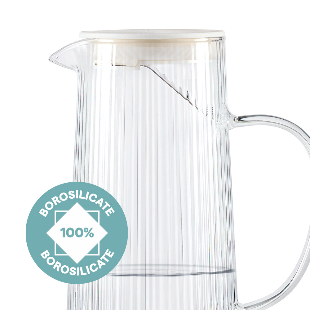 Breeze Glass Jug with Strainer in Lid