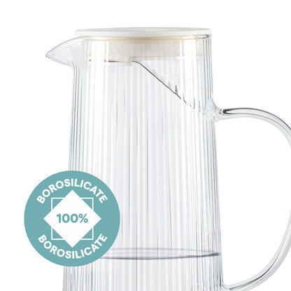 Breeze Glass Jug with Strainer in Lid
