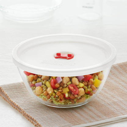 Round Tuff-Glass Mixing & Serving Bowl with Lid