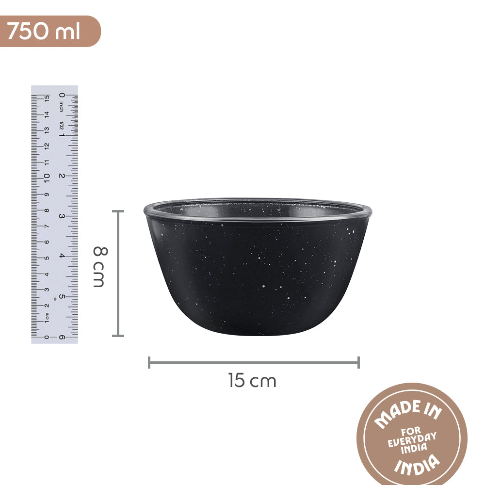 Colors Pebble Black Bowl 750 ml