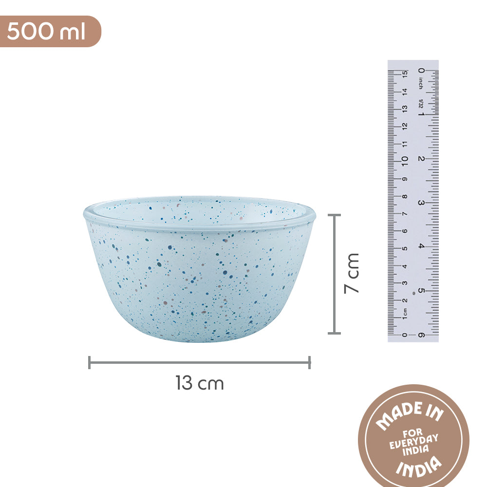 Colors Kube Blue Bowl