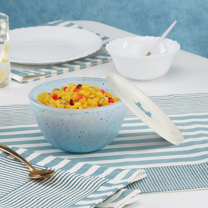 Colors Blue Bowl with Lid