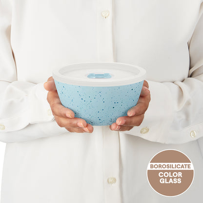 Colors Blue Bowl with Lid