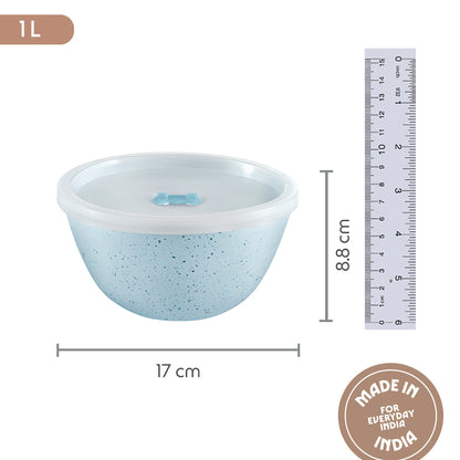 Colors Blue Bowl with Lid