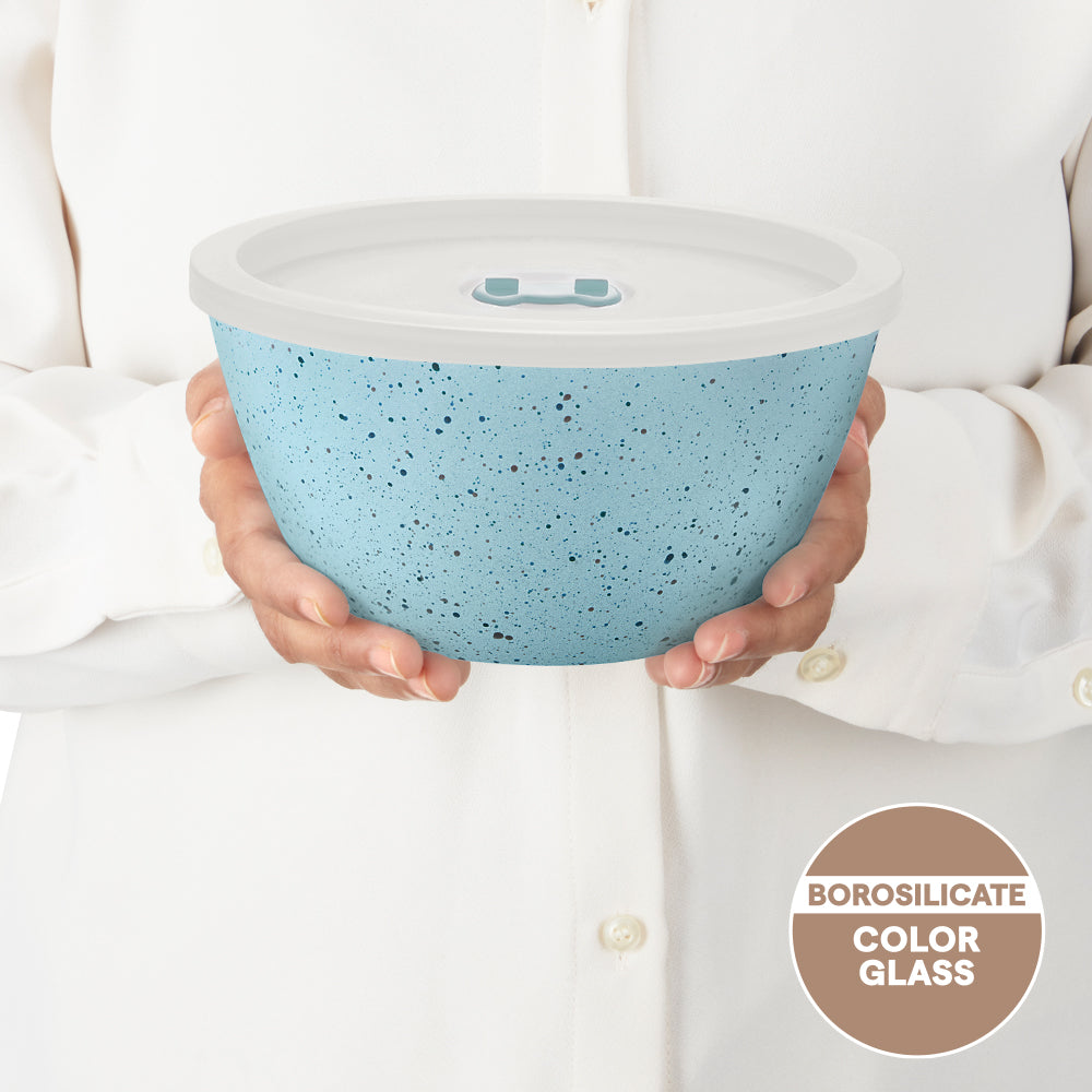 Colors Blue Bowl with Lid