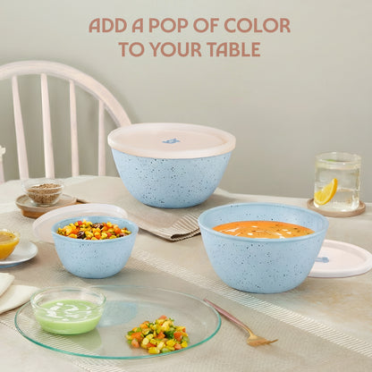 Colors Blue Bowl with Lid