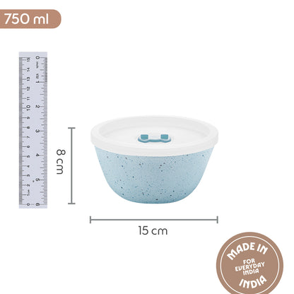 Colors Blue Bowl with Lid