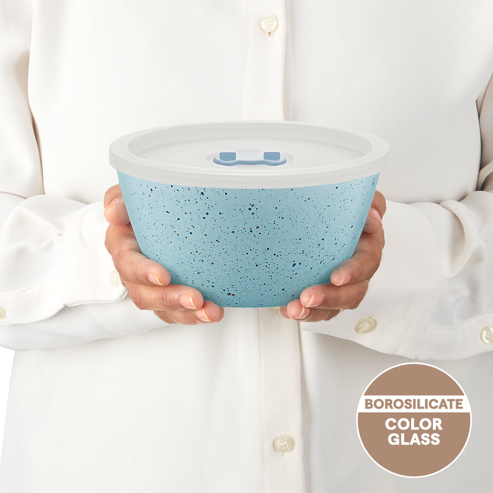 Colors Blue Bowl with Lid