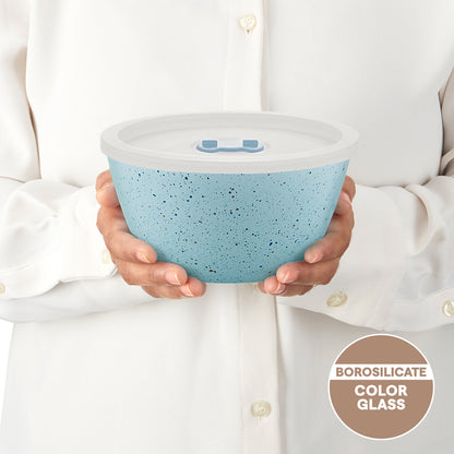 Colors Blue Bowl with Lid