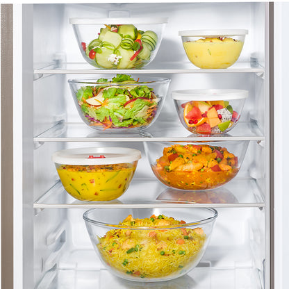 Round Tuff-Glass Mixing & Serving Bowl Set