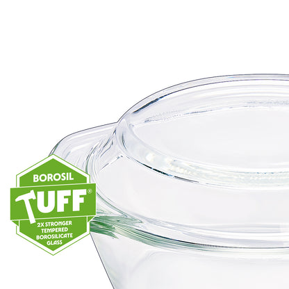 Borosil Round Casserole w Lid