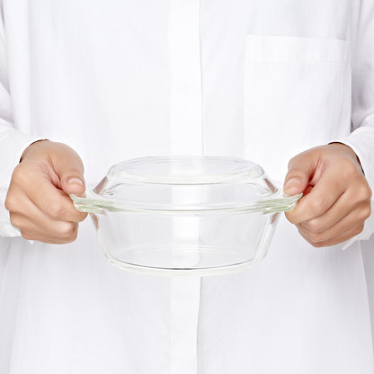 Borosil Round Casserole w Lid