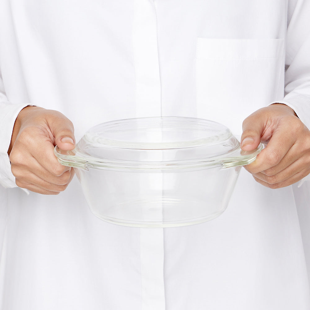 Borosil Round Casserole w Lid
