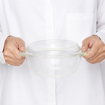 Borosil Round Casserole w Lid