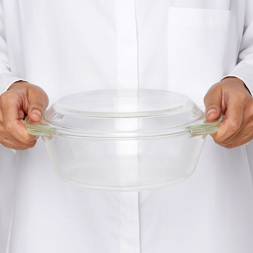 Borosil Round Casserole w Lid