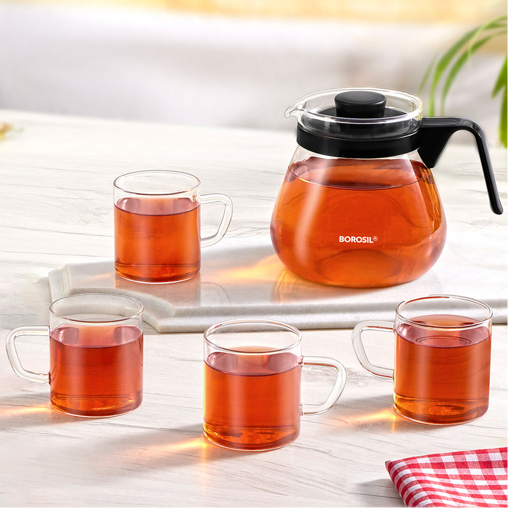 Buy Borosil Prime Tea Set