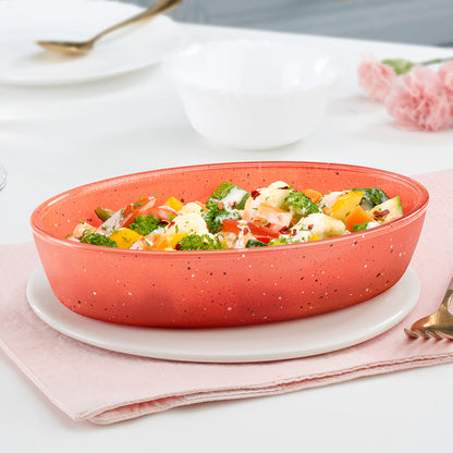 Colors Kube Pink Oval Baking Dish