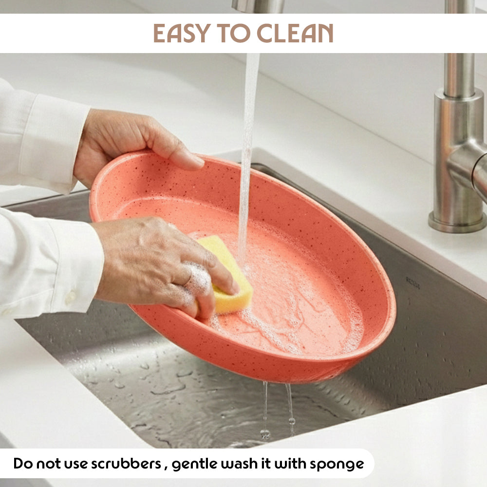 Colors Kube Pink Oval Baking Dish