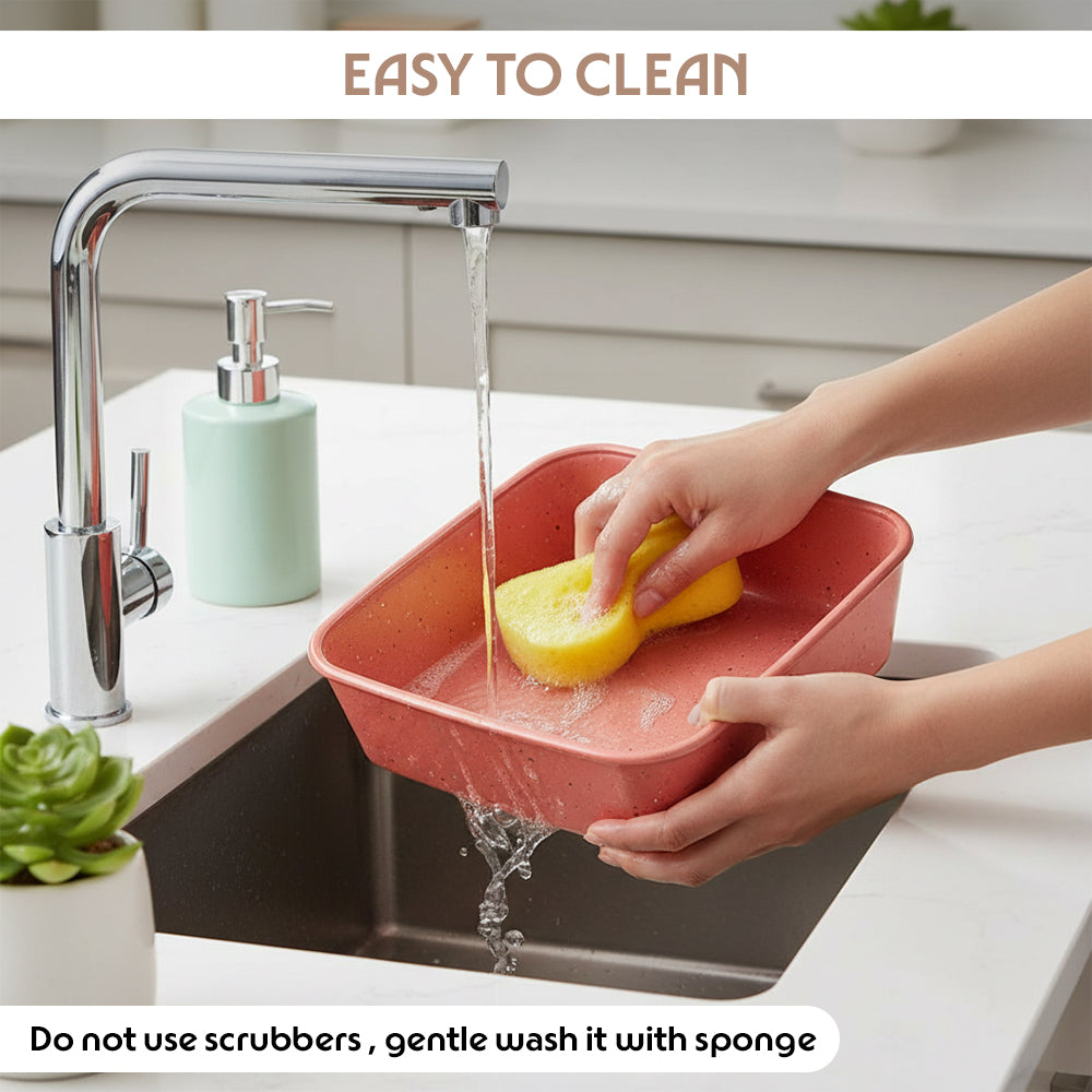 Colors Kube Pink Square Dish with Lid